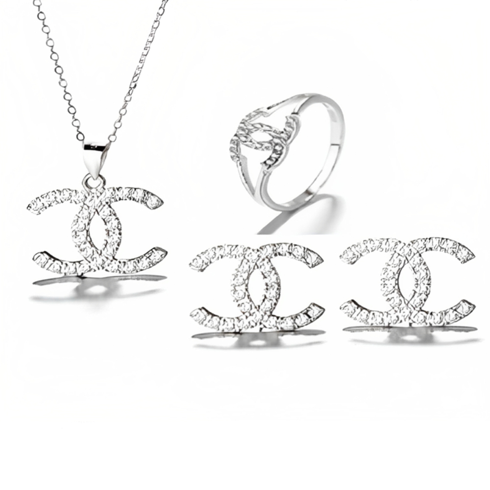 Gucci Trademark Heart Necklace  Earring Set  Peter Jackson